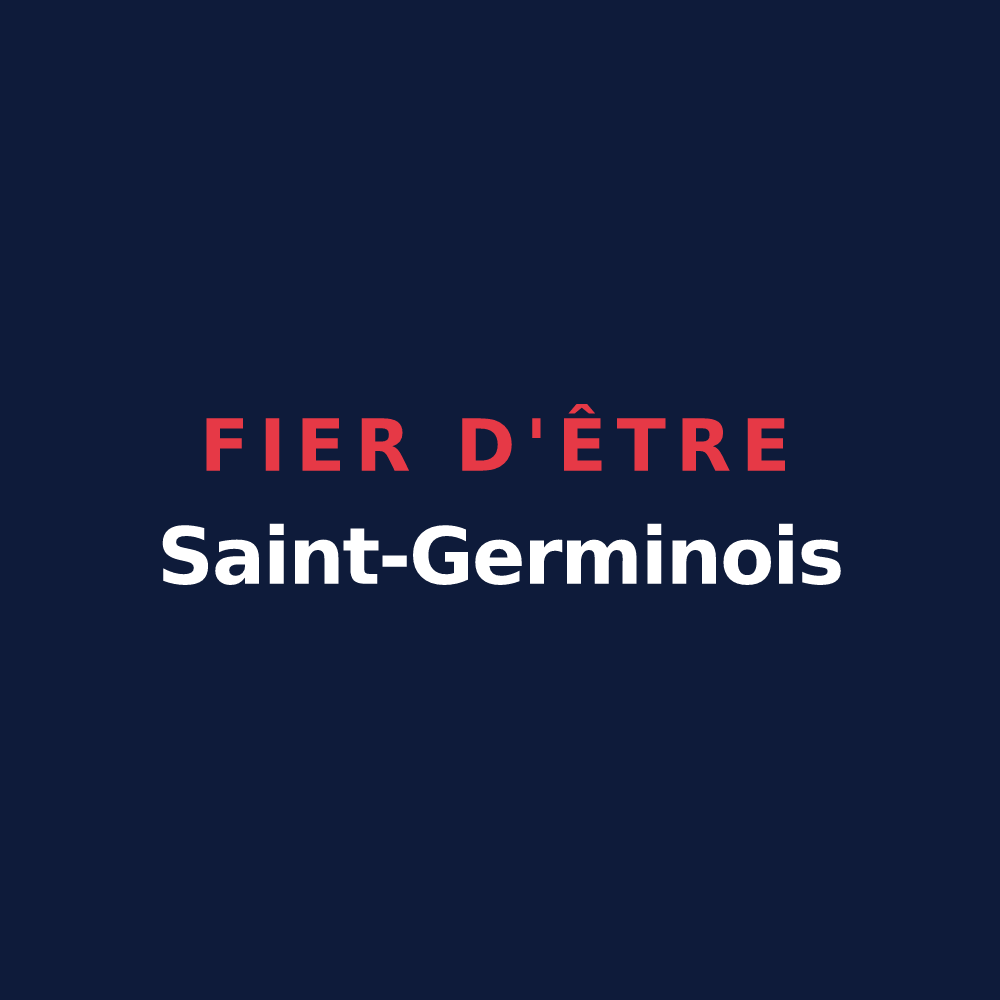 T-shirt « Fier d'être Saint-Germinois » — design pour Saint-Germain-de-Belvès