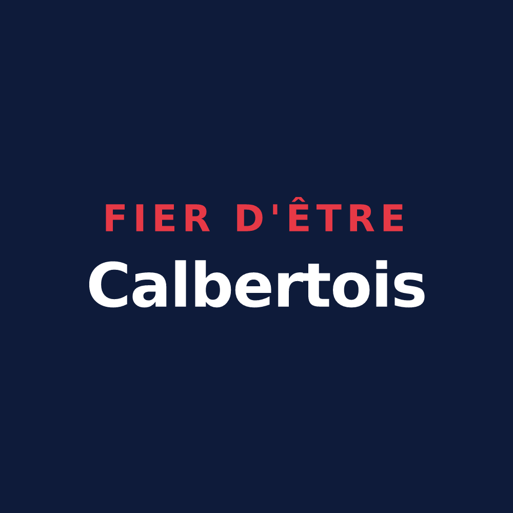 T-shirt « Fier d'être Calbertois » — design pour Saint-Germain-de-Calberte