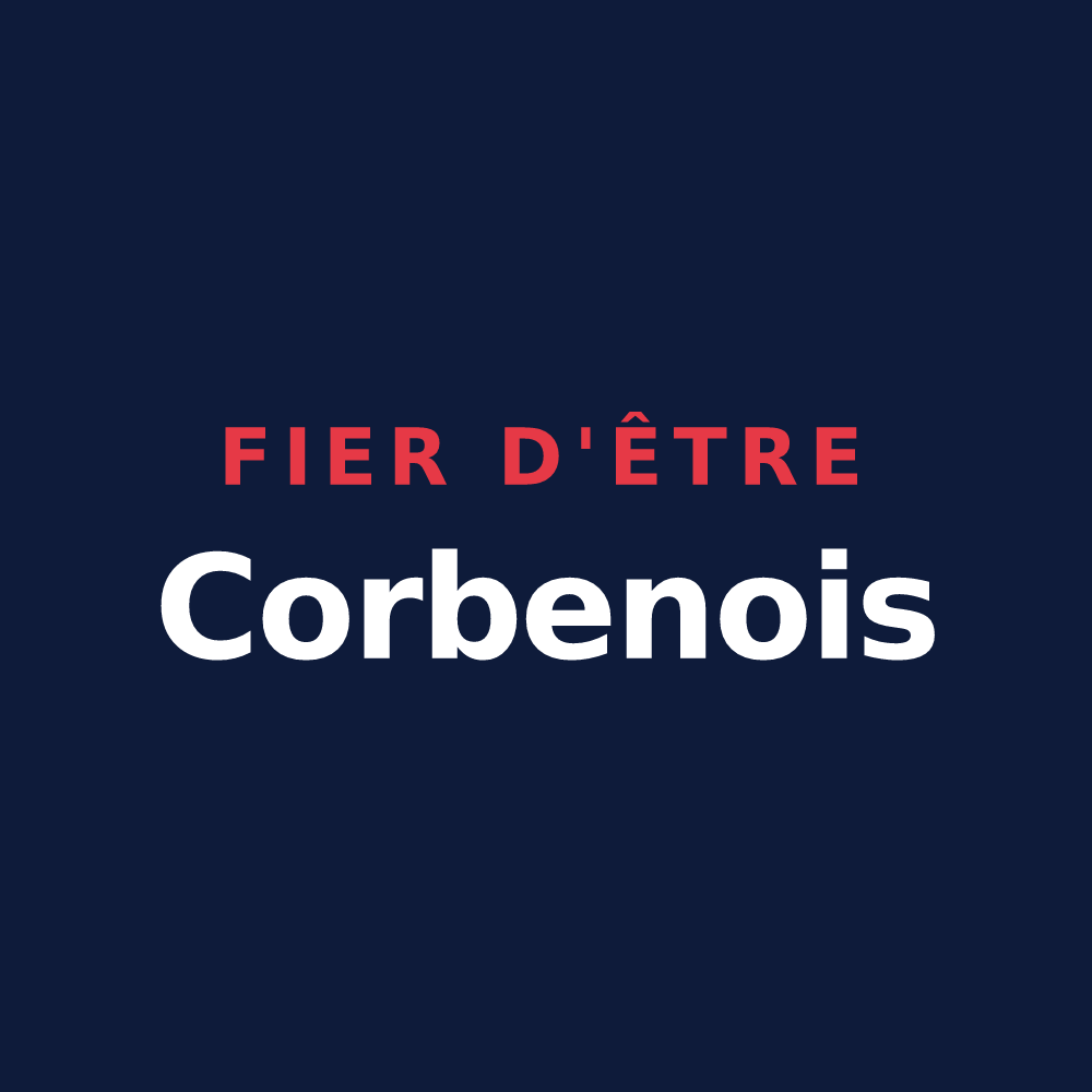 T-shirt « Fier d'être Corbenois » — design pour Saint-Germain-du-Corbéis