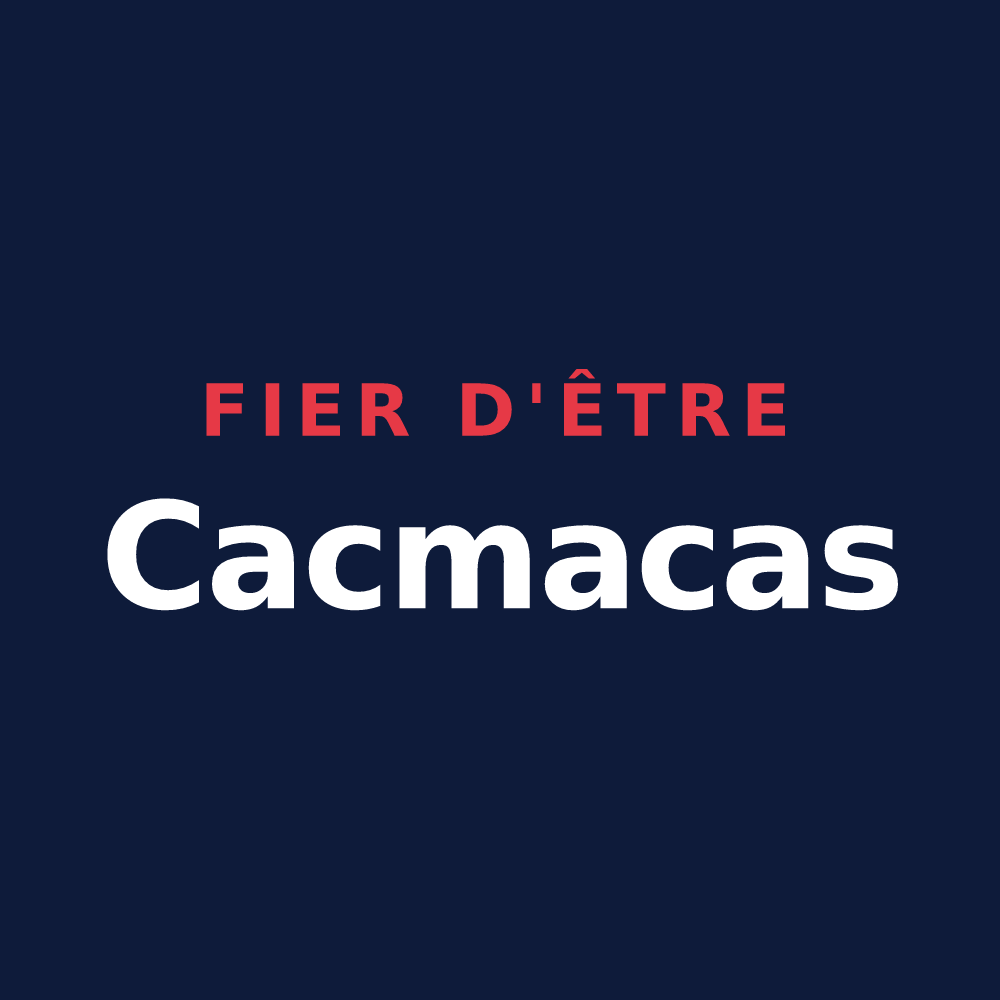 T-shirt « Fier d'être Cacmacas » — design pour Saint-Germain-en-Montagne