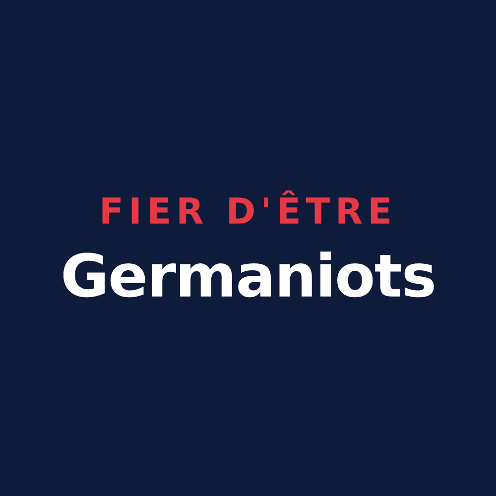 T-shirt « Fier d'être Germaniots » — design pour Saint-Germain-la-Ville