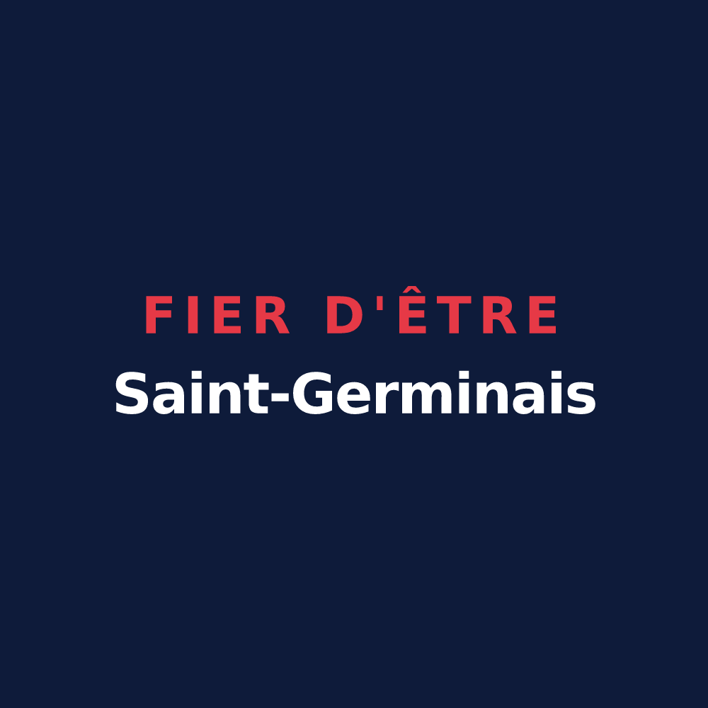 T-shirt « Fier d'être Saint-Germinais » — design pour Saint-Germain-le-Gaillard