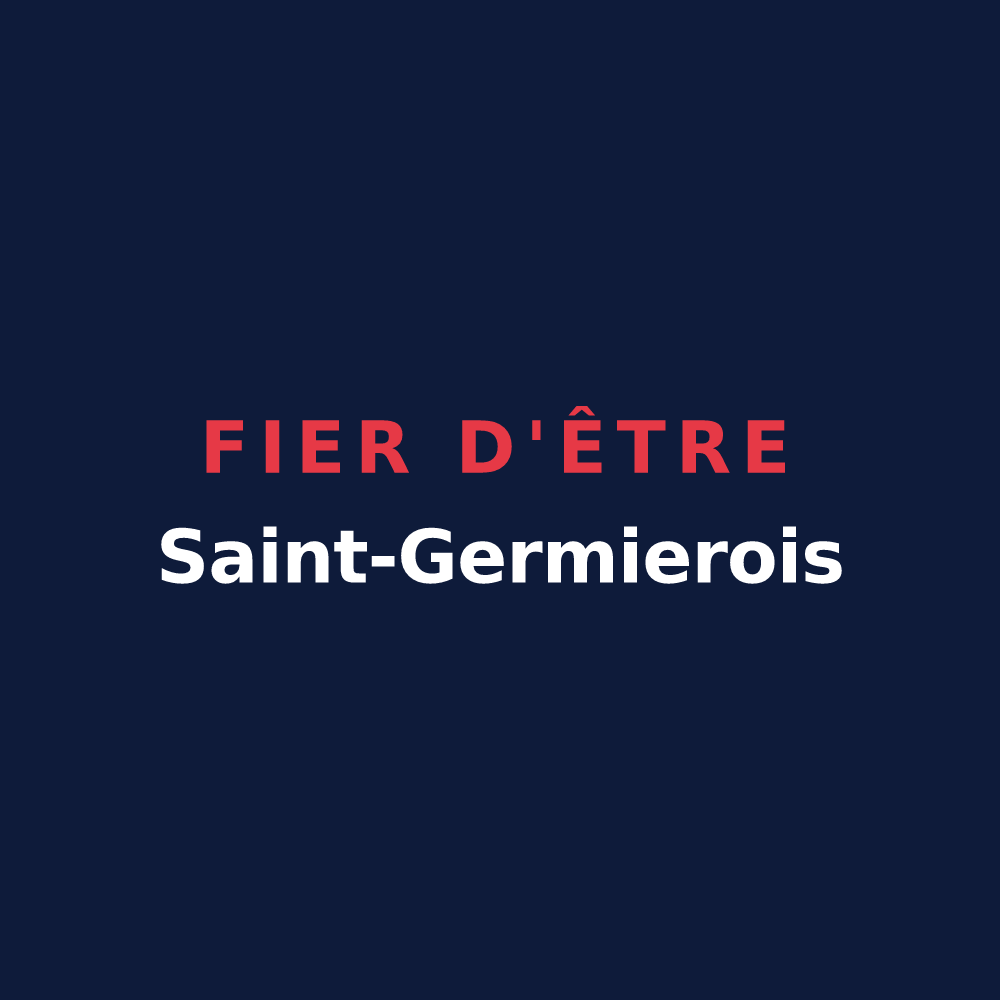 T-shirt « Fier d'être Saint-Germierois » — design pour Saint-Germier