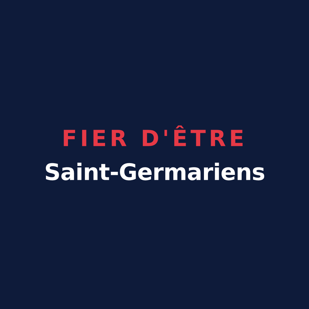 T-shirt « Fier d'être Saint-Germariens » — design pour Saint-Germier