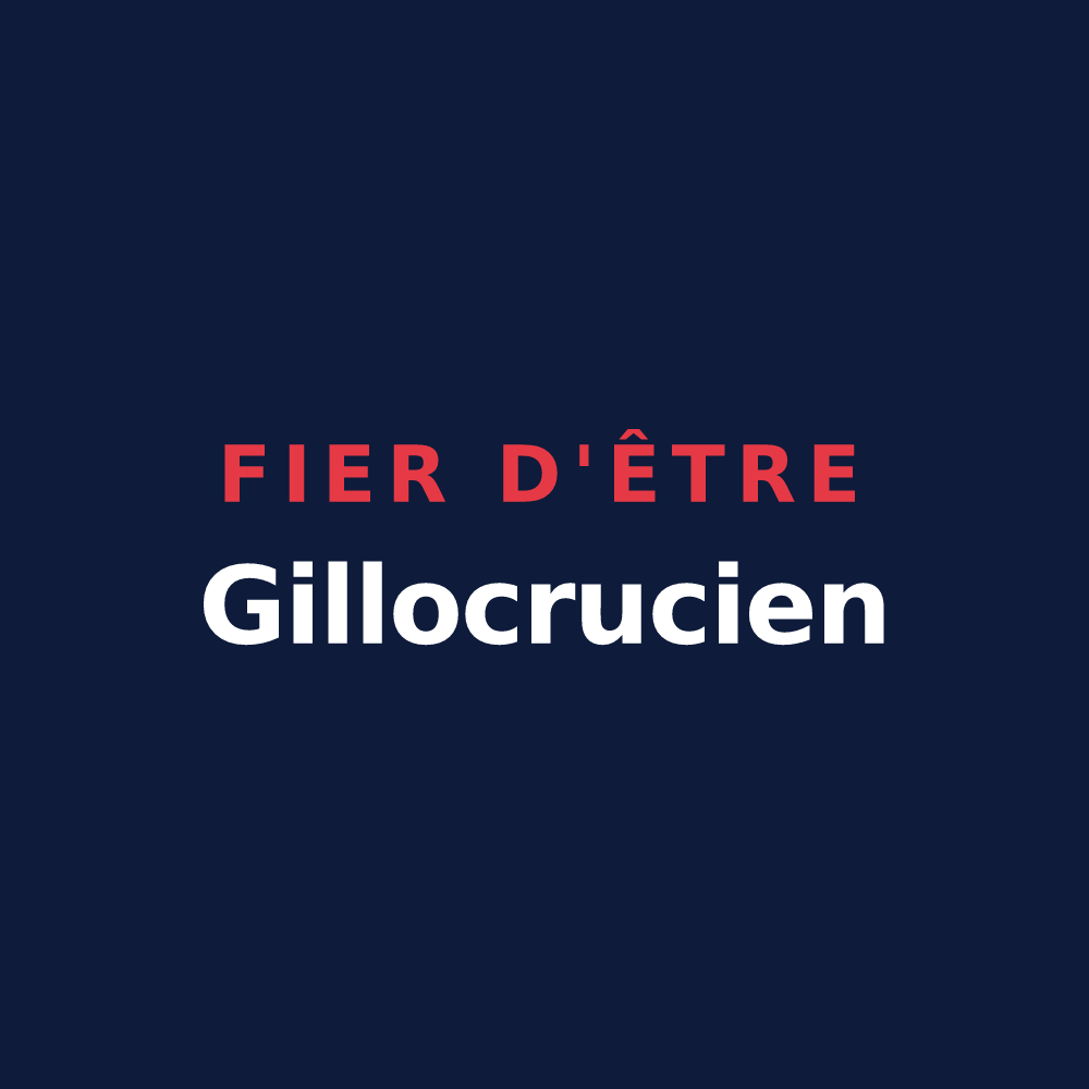 T-shirt « Fier d'être Gillocrucien » — design pour Saint-Gilles-Croix-de-Vie