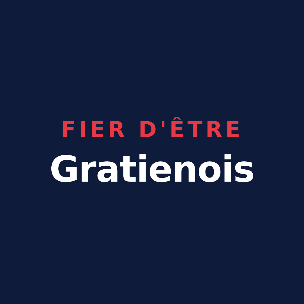 T-shirt « Fier d'être Gratienois » — design pour Saint-Gratien