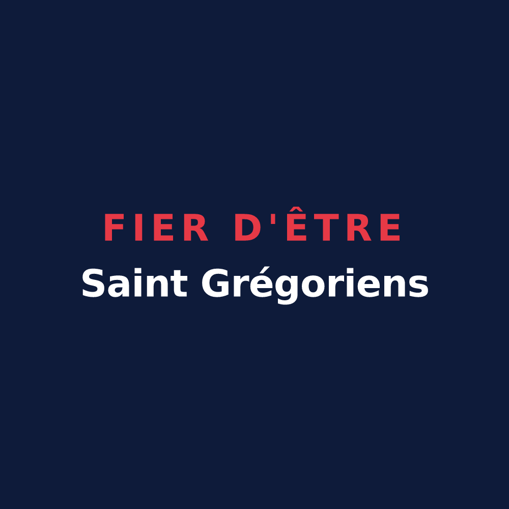 T-shirt « Fier d'être Saint Grégoriens » — design pour Saint-Grégoire-du-Vièvre