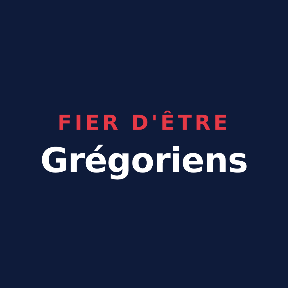 T-shirt « Fier d'être Grégoriens » — design pour Saint-Grégoire