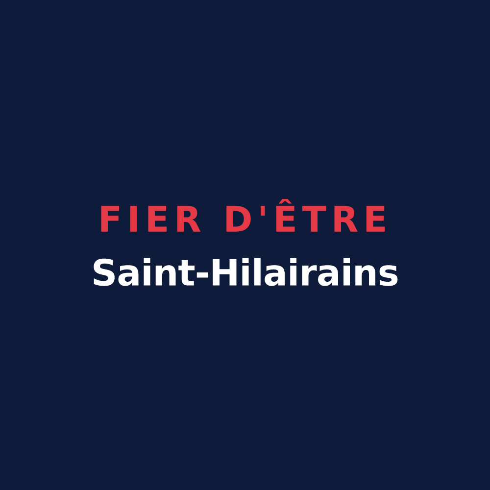 T-shirt « Fier d'être Saint-Hilairains » — design pour Saint-Hilaire-de-Lavit
