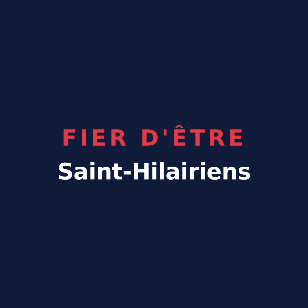 T-shirt « Fier d'être Saint-Hilairiens » — design pour Saint-Hilaire