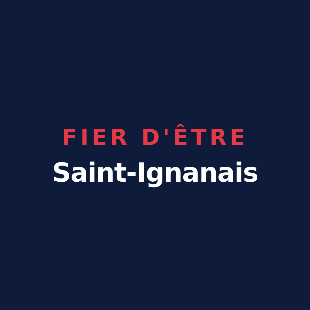 T-shirt « Fier d'être Saint-Ignanais » — design pour Saint-Ignan