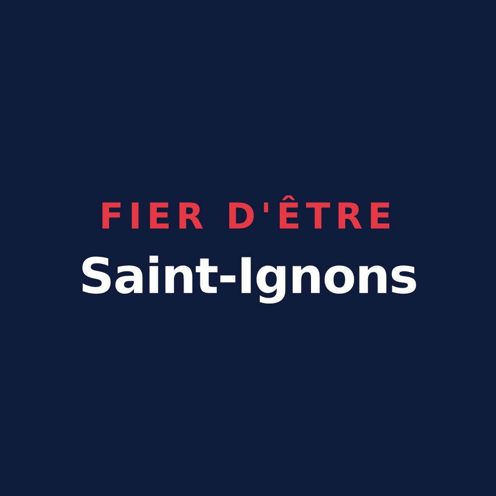 T-shirt « Fier d'être Saint-Ignons » — design pour Saint-Igny-de-Vers