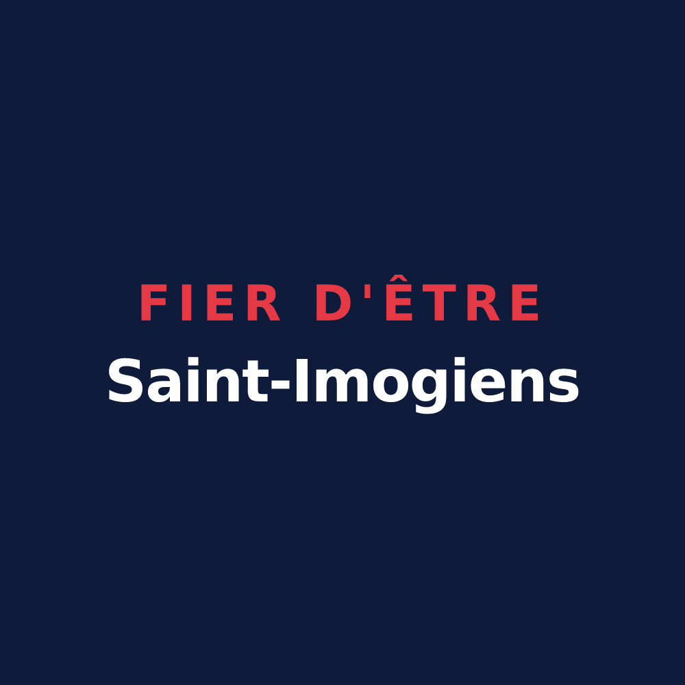 T-shirt « Fier d'être Saint-Imogiens » — design pour Saint-Imoges