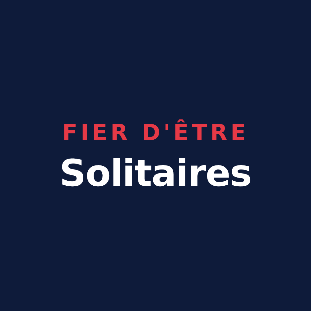 T-shirt « Fier d'être Solitaires » — design pour Saint-Jean-aux-Bois