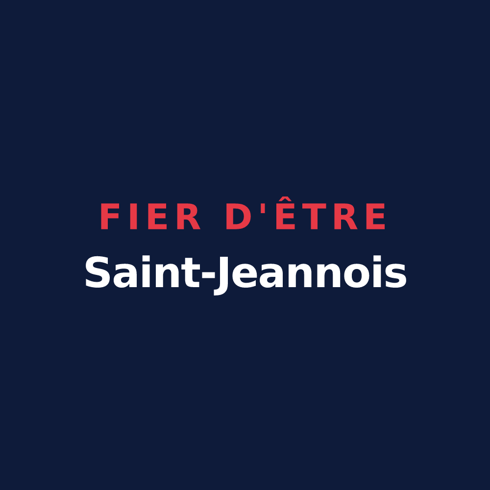 T-shirt « Fier d'être Saint-Jeannois » — design pour Saint-Jean-Cap-Ferrat