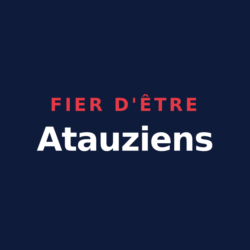 T-shirt « Fier d'être Atauziens » — design pour Saint-Jean-d'Ataux