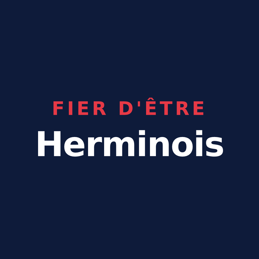 T-shirt « Fier d'être Herminois » — design pour Saint-Jean-d'Hermine