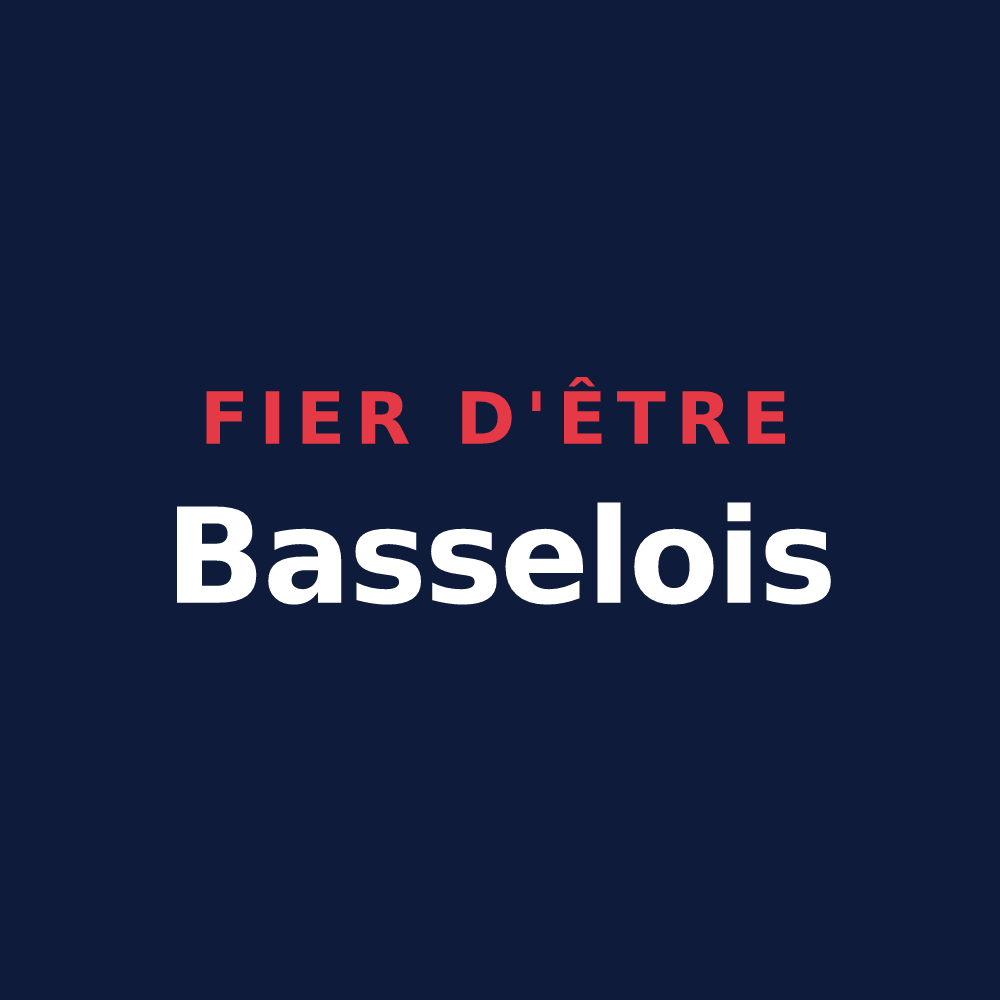 T-shirt « Fier d'être Basselois » — design pour Saint-Jean-de-Bassel