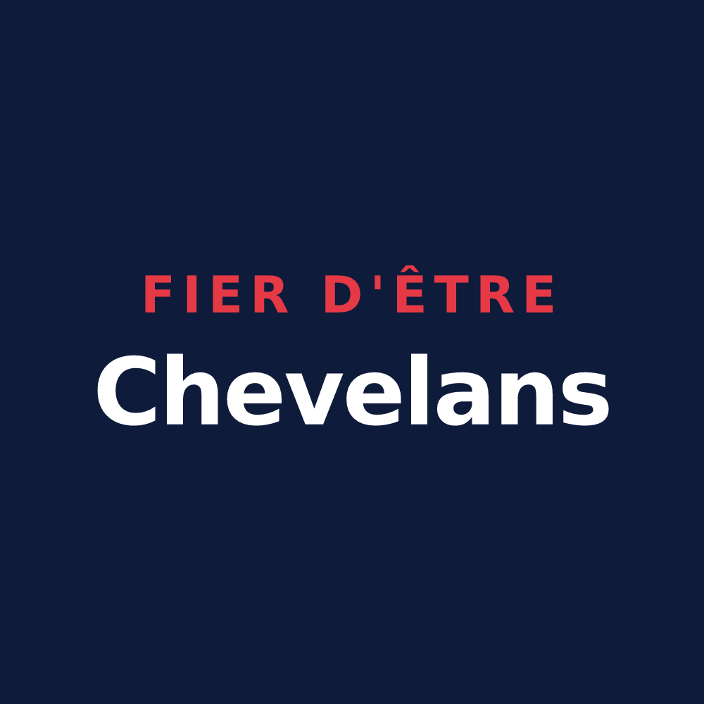 T-shirt « Fier d'être Chevelans » — design pour Saint-Jean-de-Chevelu