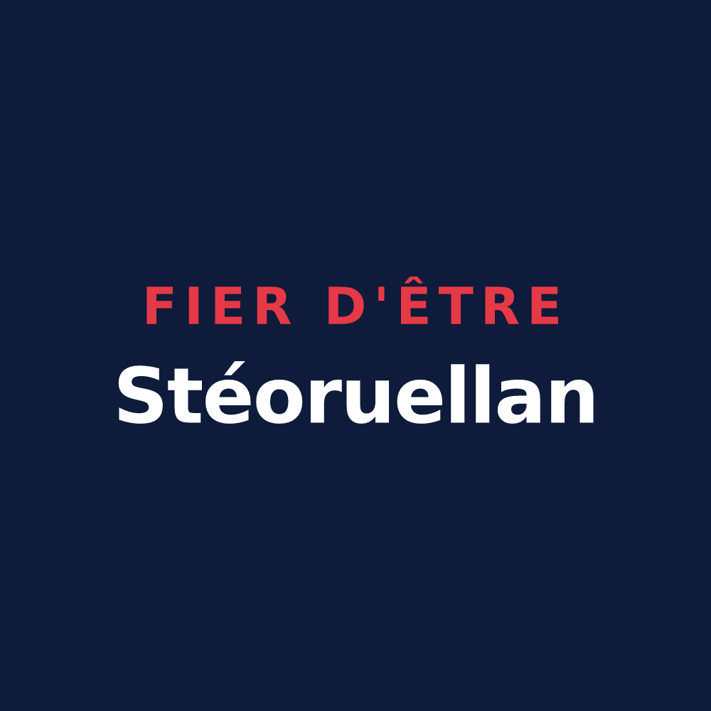 T-shirt « Fier d'être Stéoruellan » — design pour Saint-Jean-de-la-Ruelle