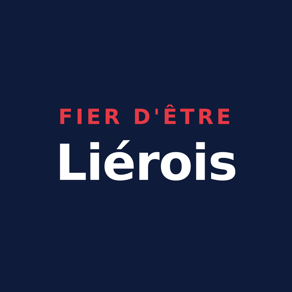 T-shirt « Fier d'être Liérois » — design pour Saint-Jean-de-Lier