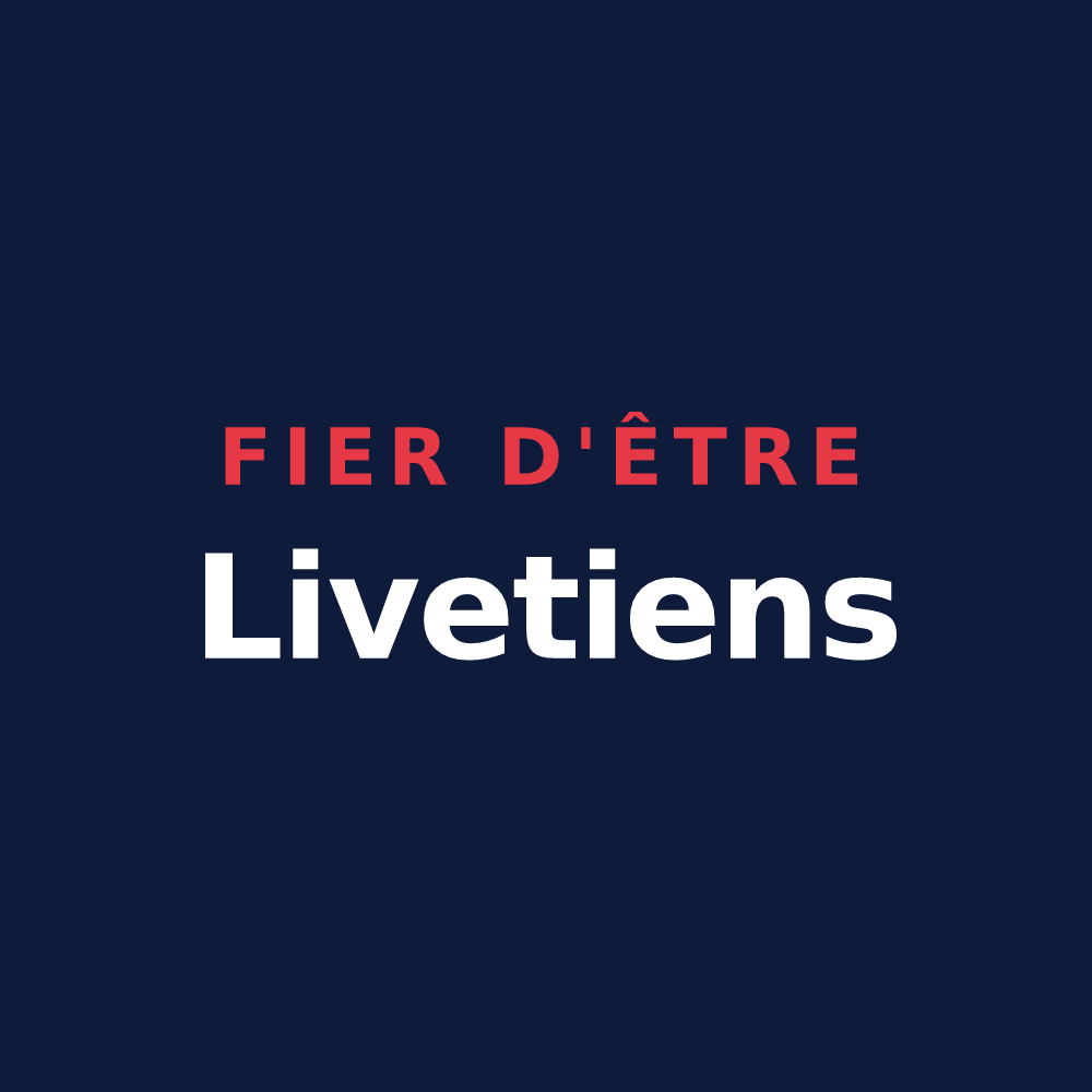 T-shirt « Fier d'être Livetiens » — design pour Saint-Jean-de-Livet