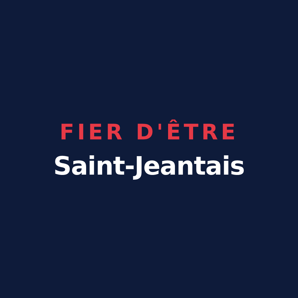 T-shirt « Fier d'être Saint-Jeantais » — design pour Saint-Jean-du-Bruel