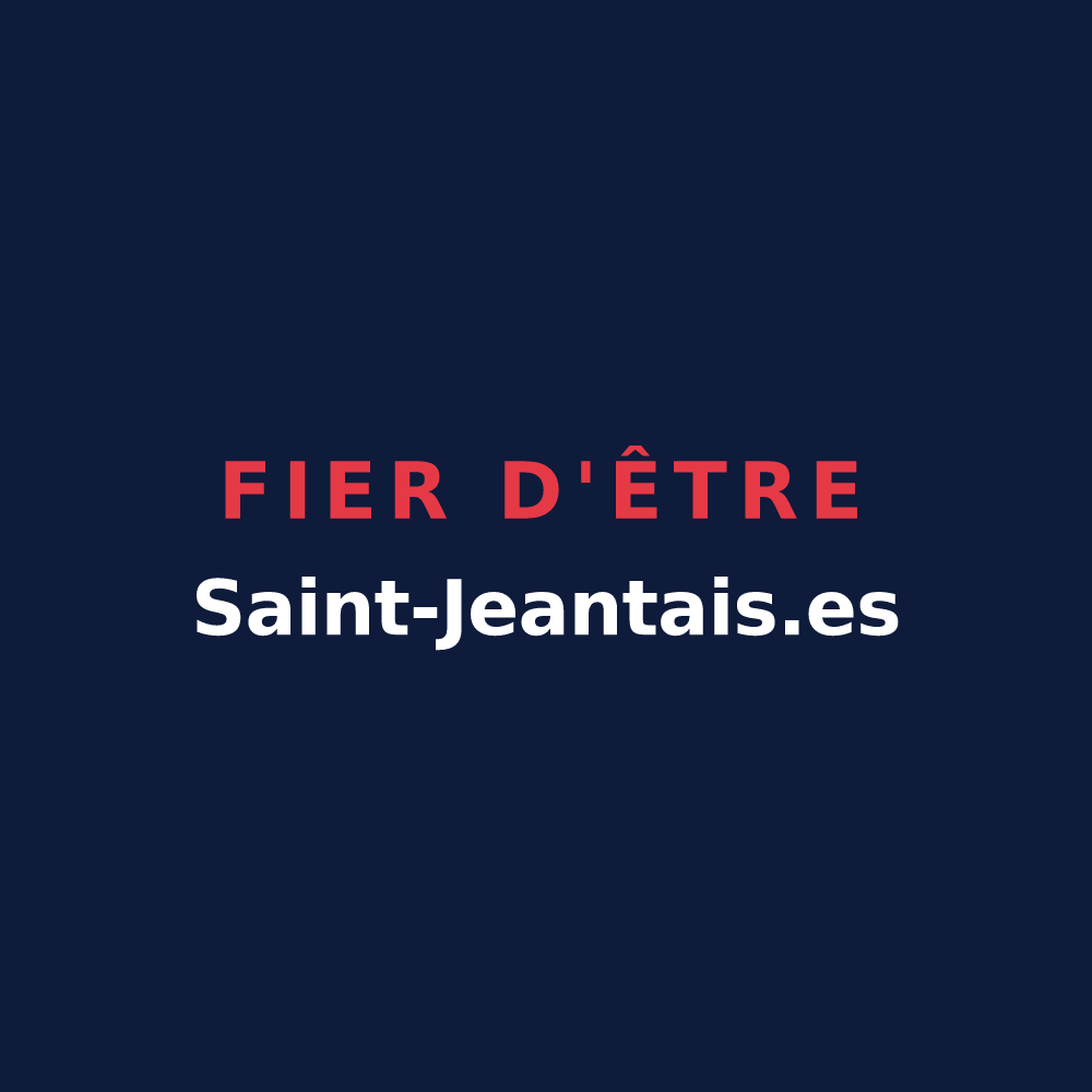 T-shirt « Fier d'être Saint-Jeantais.es » — design pour Saint-Jean-et-Saint-Paul