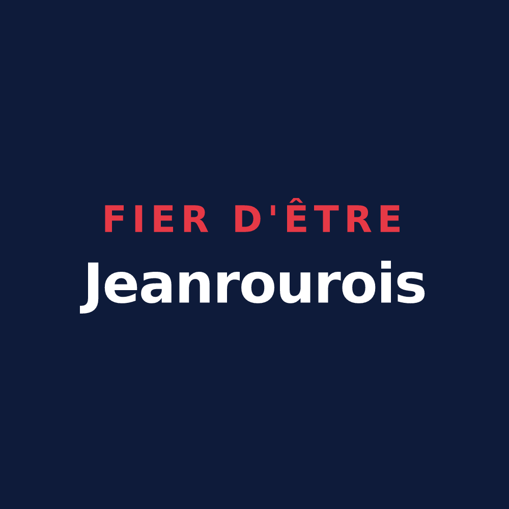 T-shirt « Fier d'être Jeanrourois » — design pour Saint-Jean-Roure