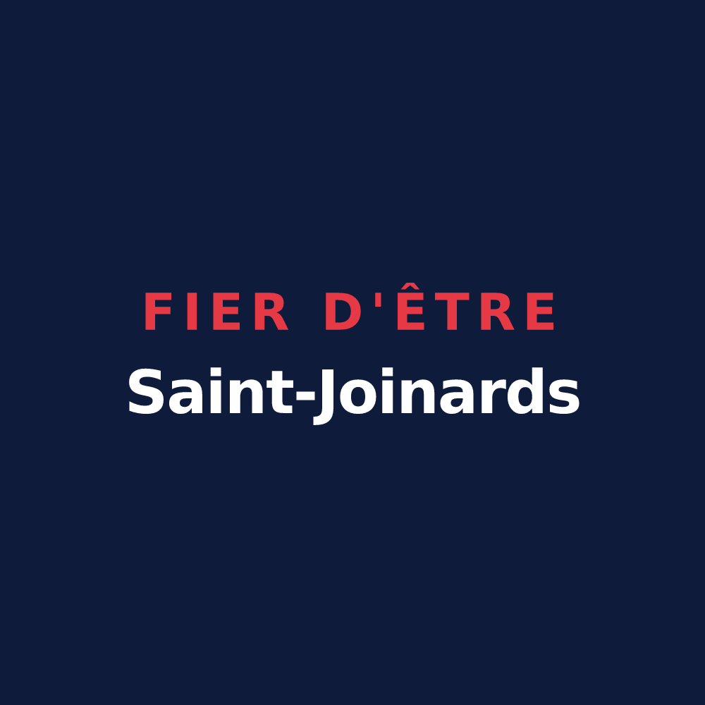 T-shirt « Fier d'être Saint-Joinards » — design pour Saint-Jean-Soleymieux