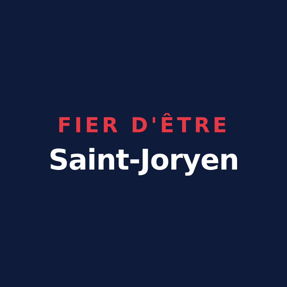 T-shirt « Fier d'être Saint-Joryen » — design pour Saint-Jory
