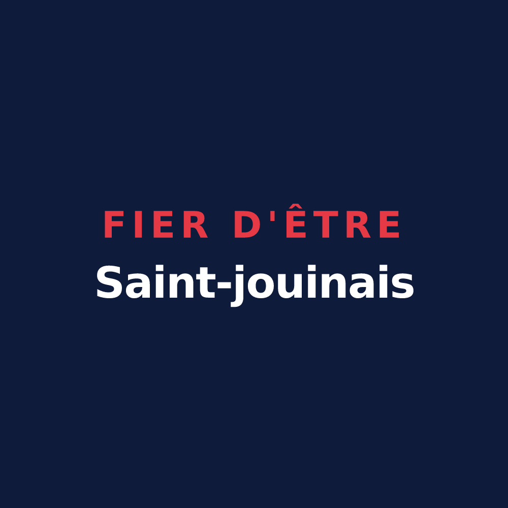 T-shirt « Fier d'être Saint-jouinais » — design pour Saint-Jouin-Bruneval