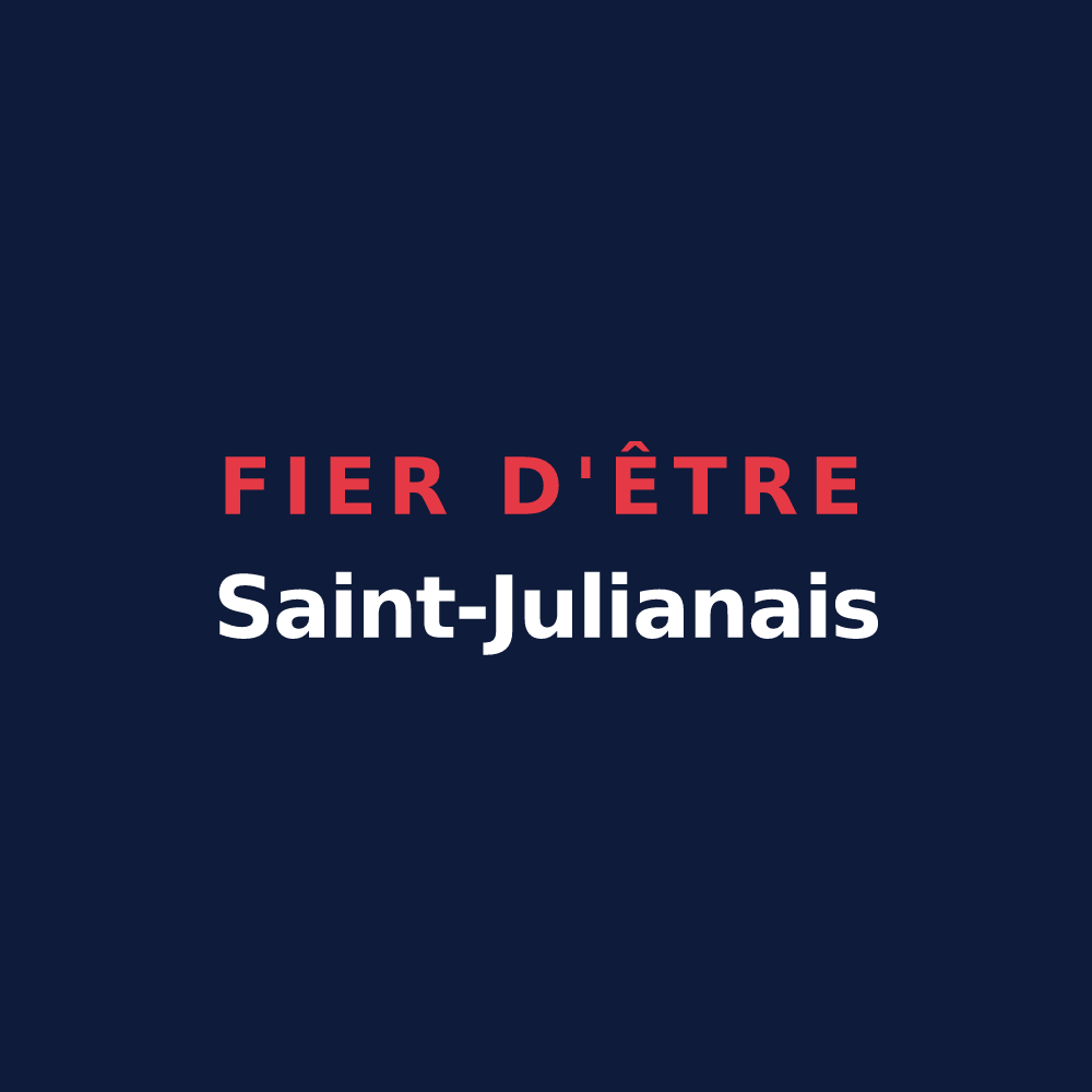 T-shirt « Fier d'être Saint-Julianais » — design pour Saint-Julia