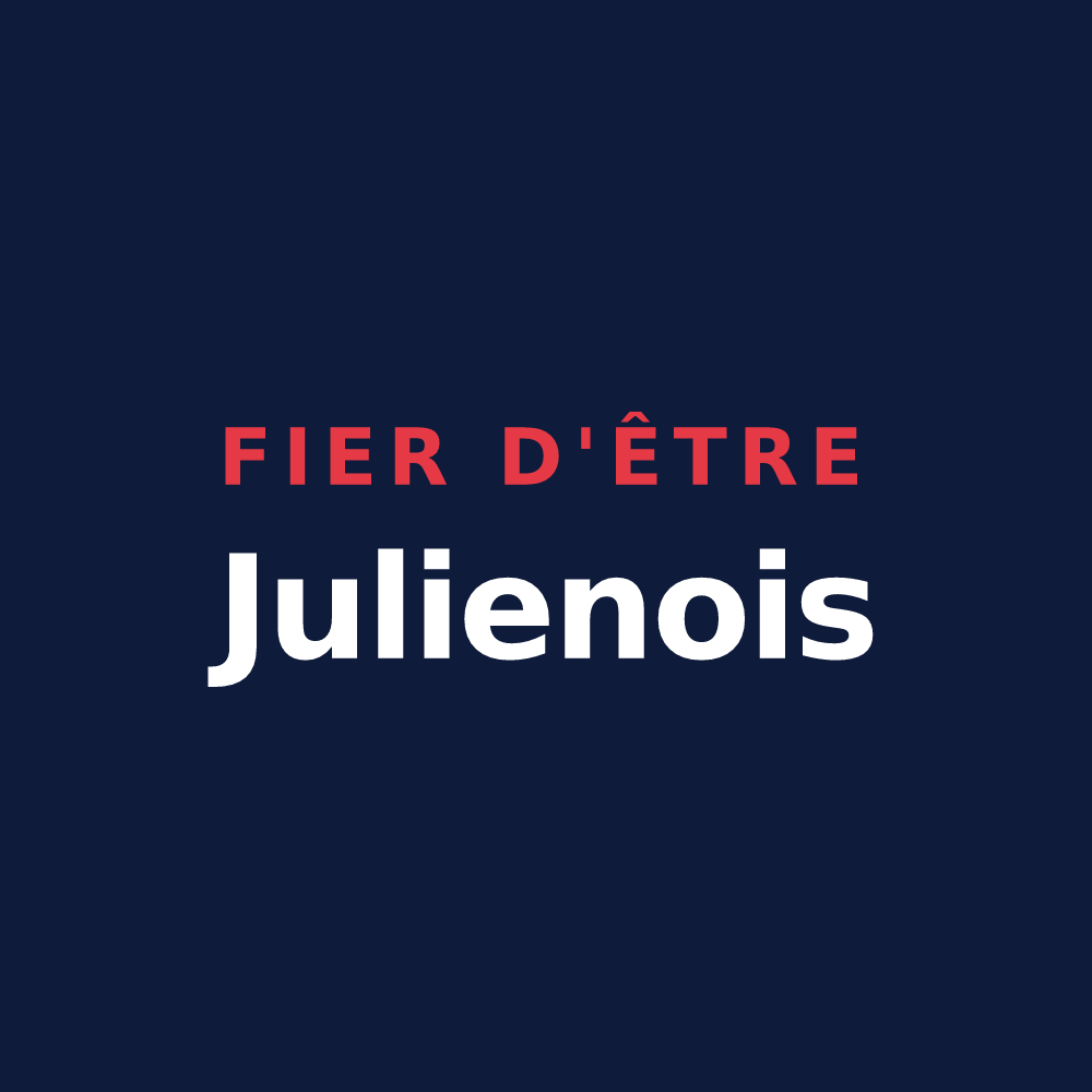 T-shirt « Fier d'être Julienois » — design pour Saint-Julien