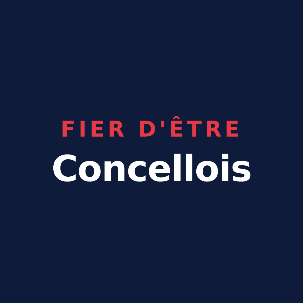 T-shirt « Fier d'être Concellois » — design pour Saint-Julien-de-Concelles