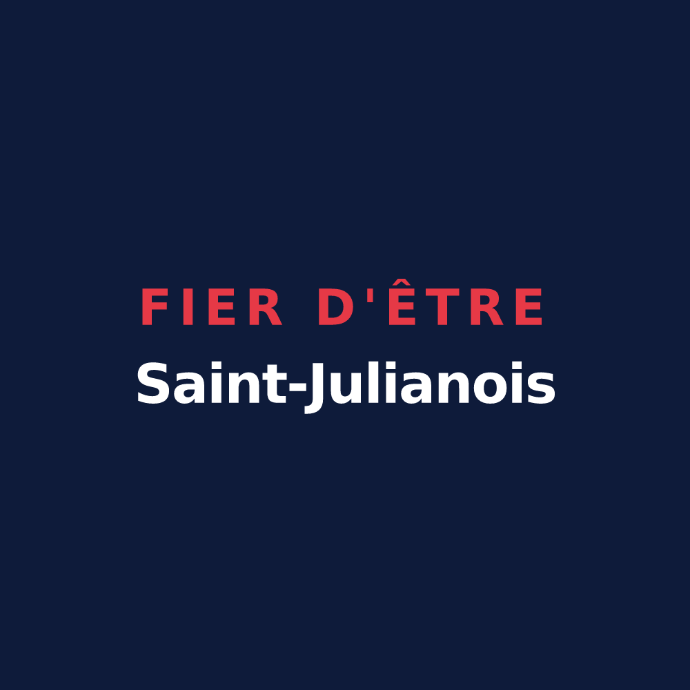 T-shirt « Fier d'être Saint-Julianois » — design pour Saint-Julien-de-Gras-Capou