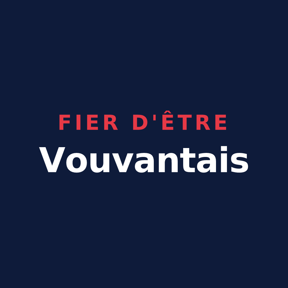 T-shirt « Fier d'être Vouvantais » — design pour Saint-Julien-de-Vouvantes