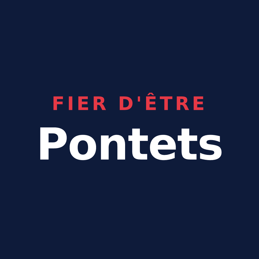 T-shirt « Fier d'être Pontets » — design pour Saint-Julien-des-Points