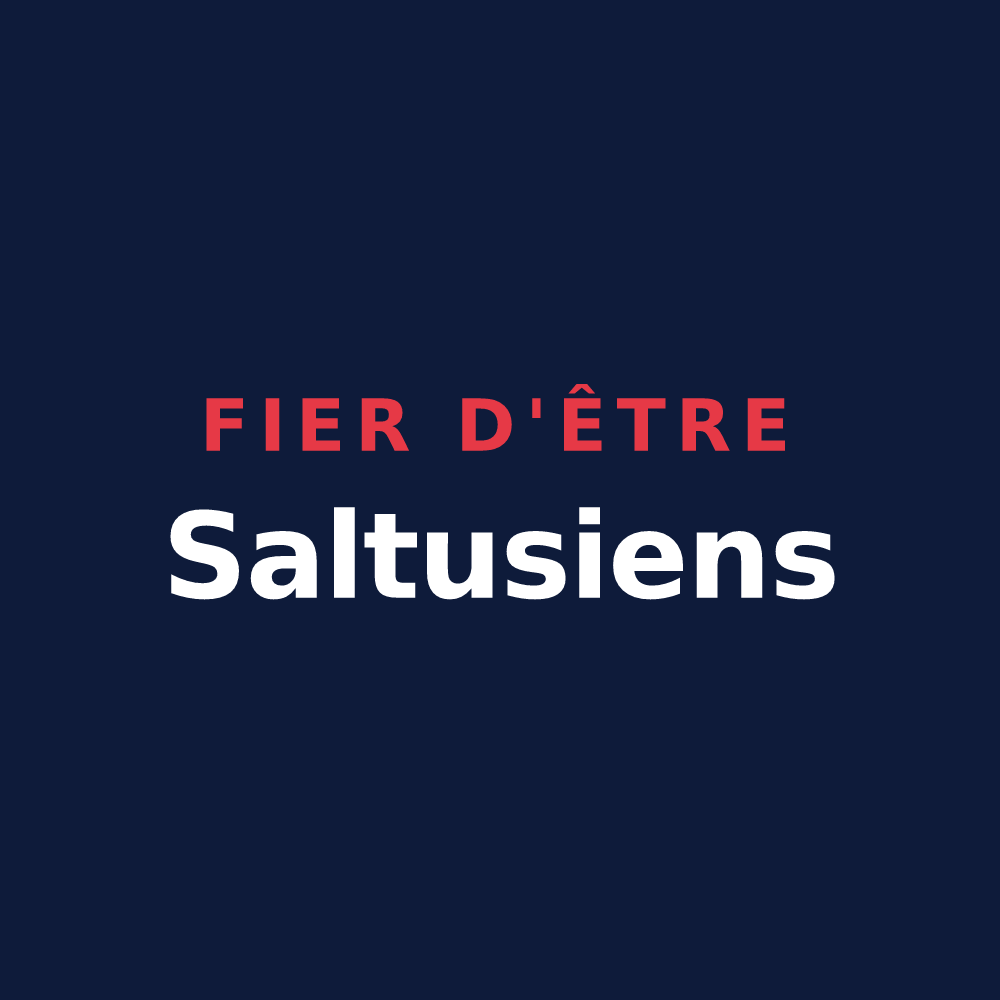 T-shirt « Fier d'être Saltusiens » — design pour Saint-Julien-du-Sault