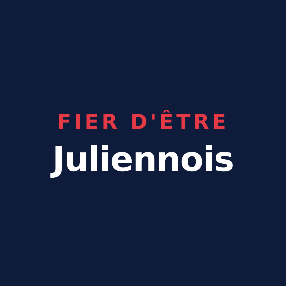 T-shirt « Fier d'être Juliennois » — design pour Saint-Julien-en-Born