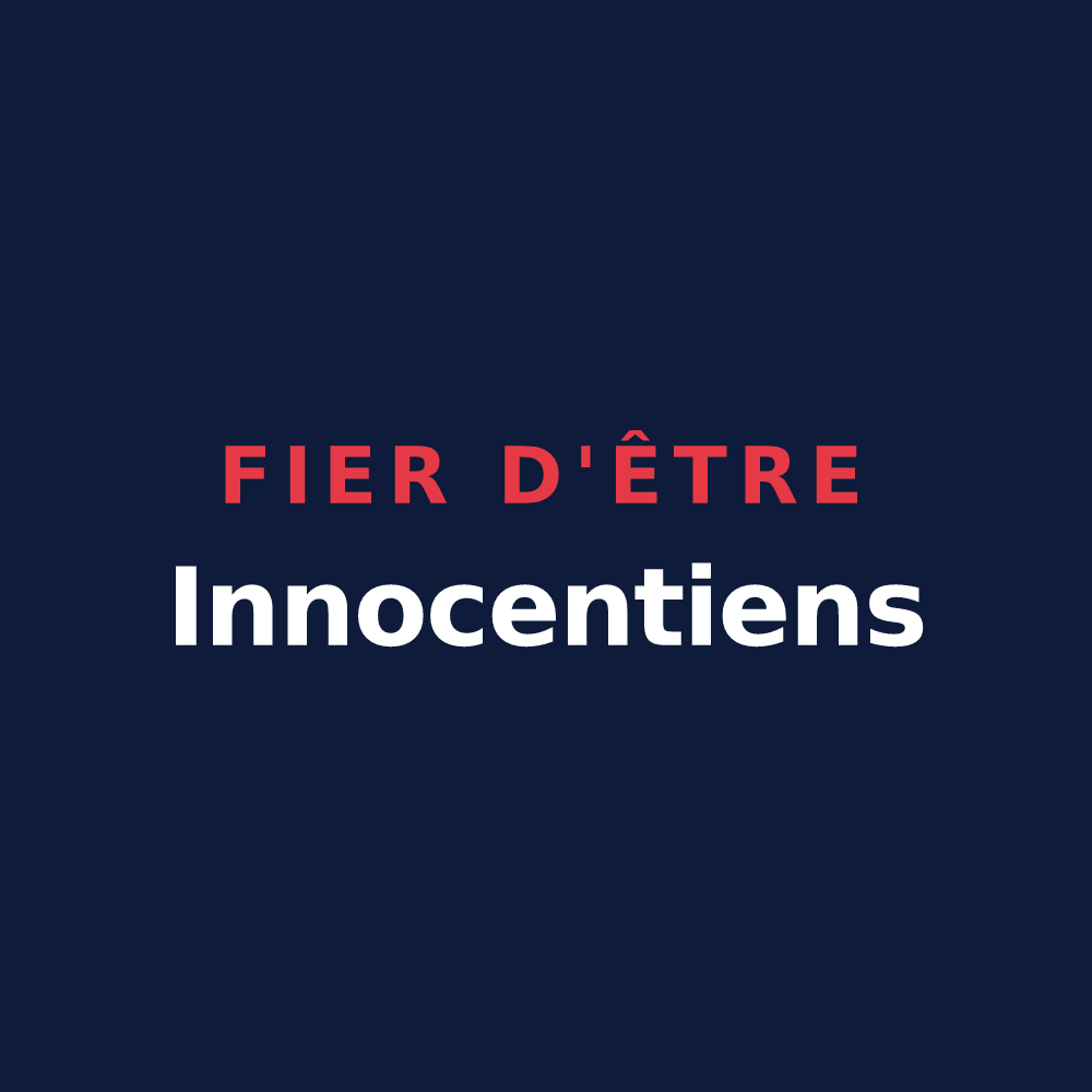 T-shirt « Fier d'être Innocentiens » — design pour Saint-Julien-Innocence-Eulalie
