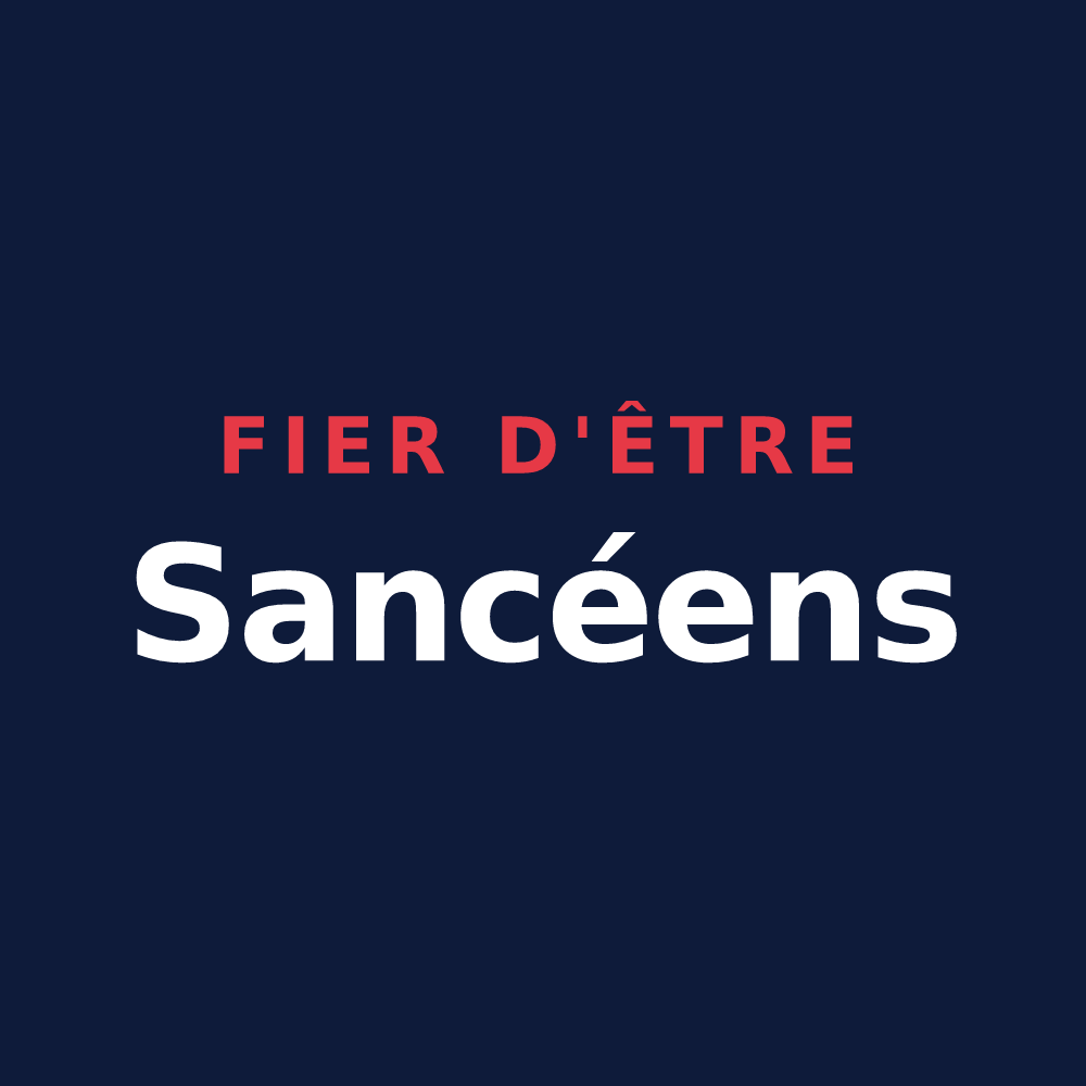 T-shirt « Fier d'être Sancéens » — design pour Saint-Julien-les-Villas