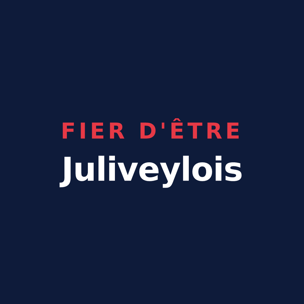 T-shirt « Fier d'être Juliveylois » — design pour Saint-Julien-sur-Veyle