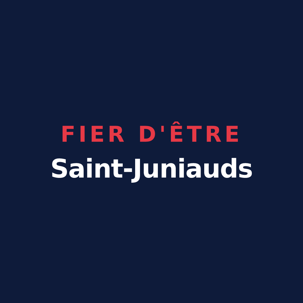 T-shirt « Fier d'être Saint-Juniauds » — design pour Saint-Junien