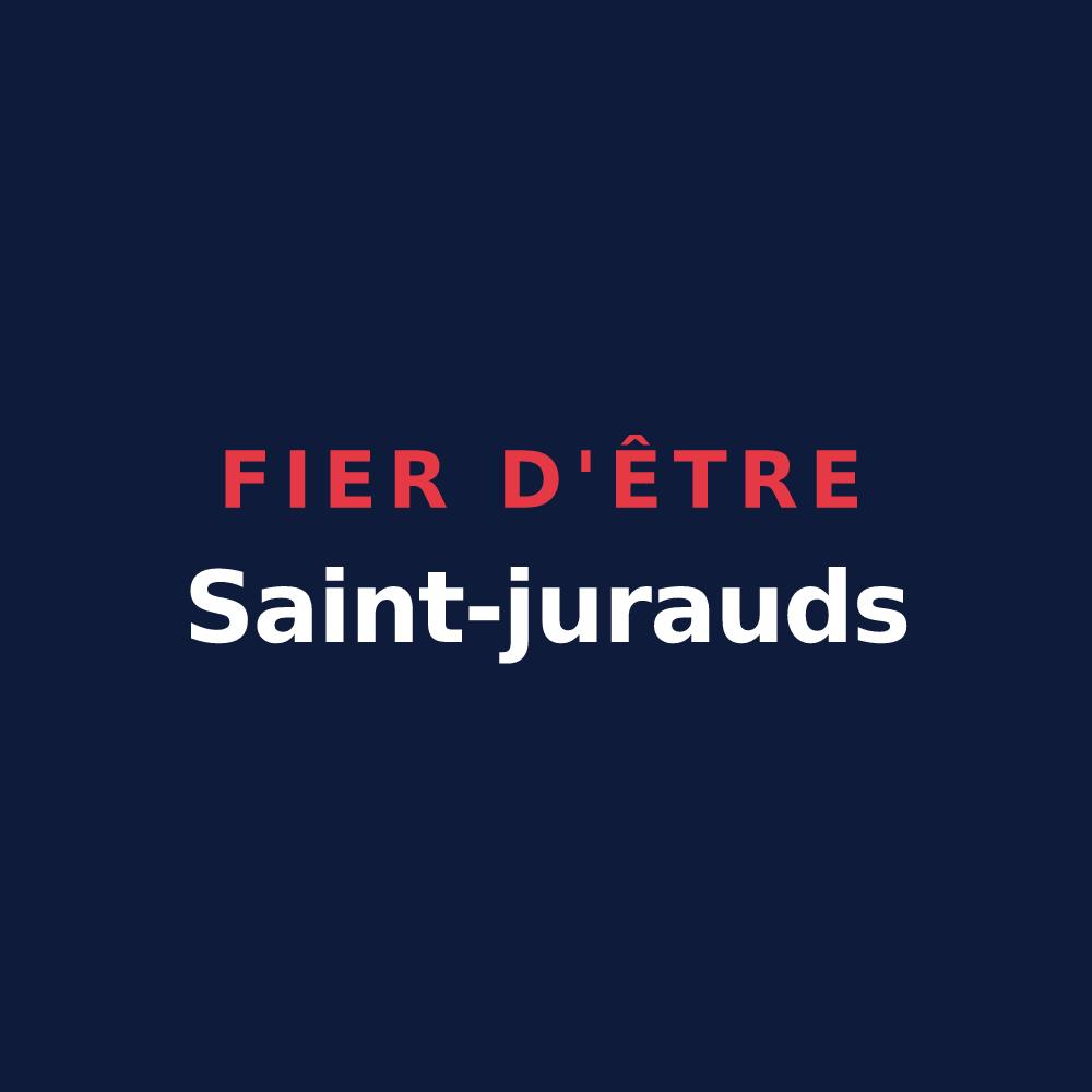 T-shirt « Fier d'être Saint-jurauds » — design pour Saint-Just-en-Chevalet