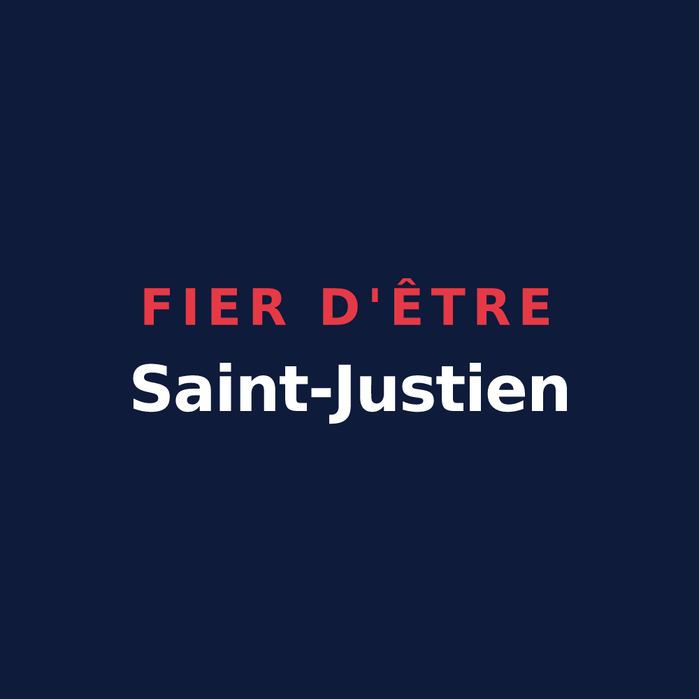 T-shirt « Fier d'être Saint-Justien » — design pour Saint-Just-sur-Viaur