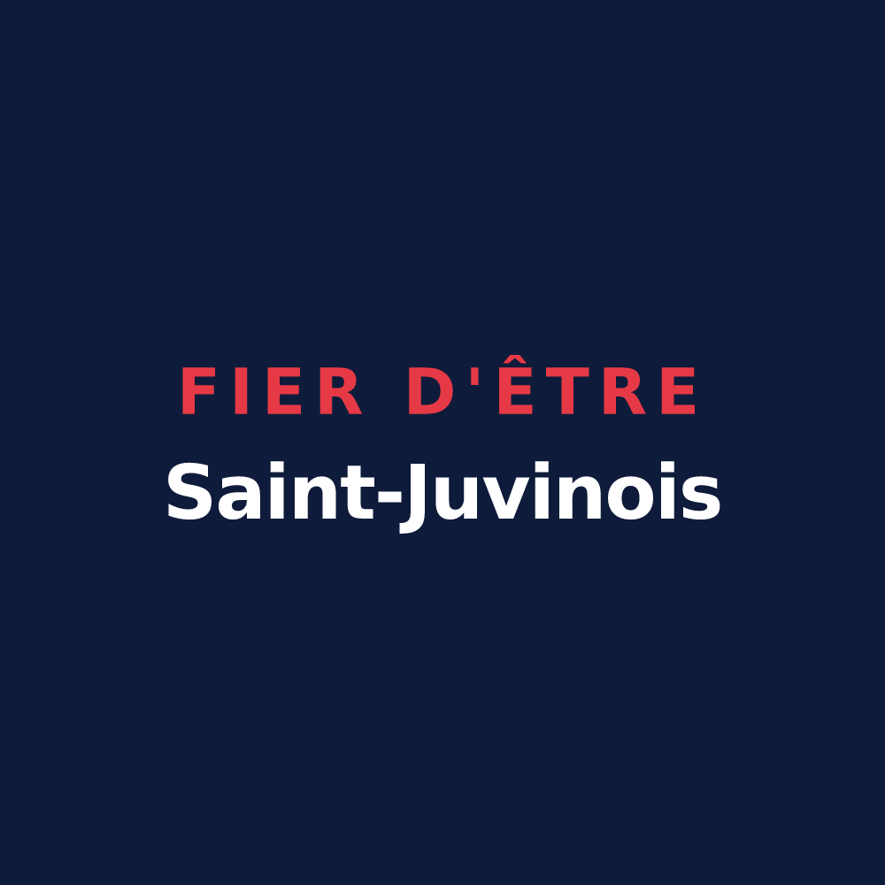 T-shirt « Fier d'être Saint-Juvinois » — design pour Saint-Juvin