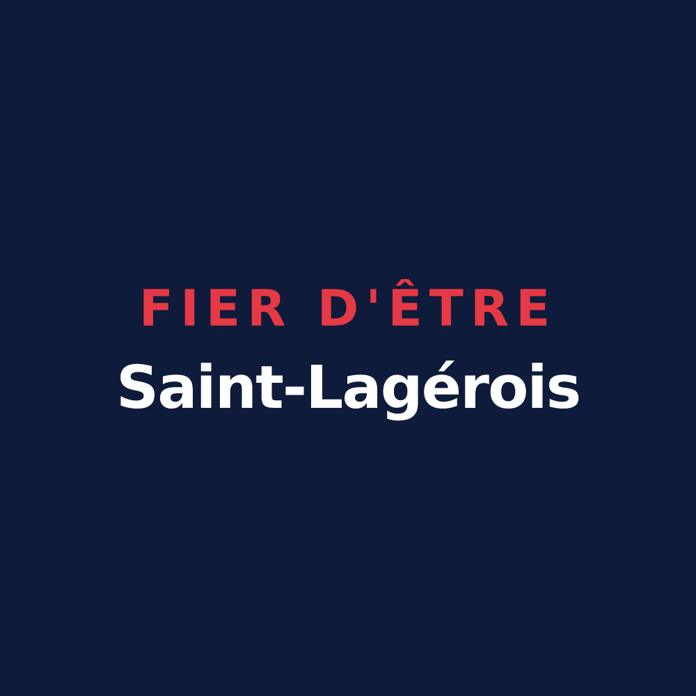 T-shirt « Fier d'être Saint-Lagérois » — design pour Saint-Lager-Bressac