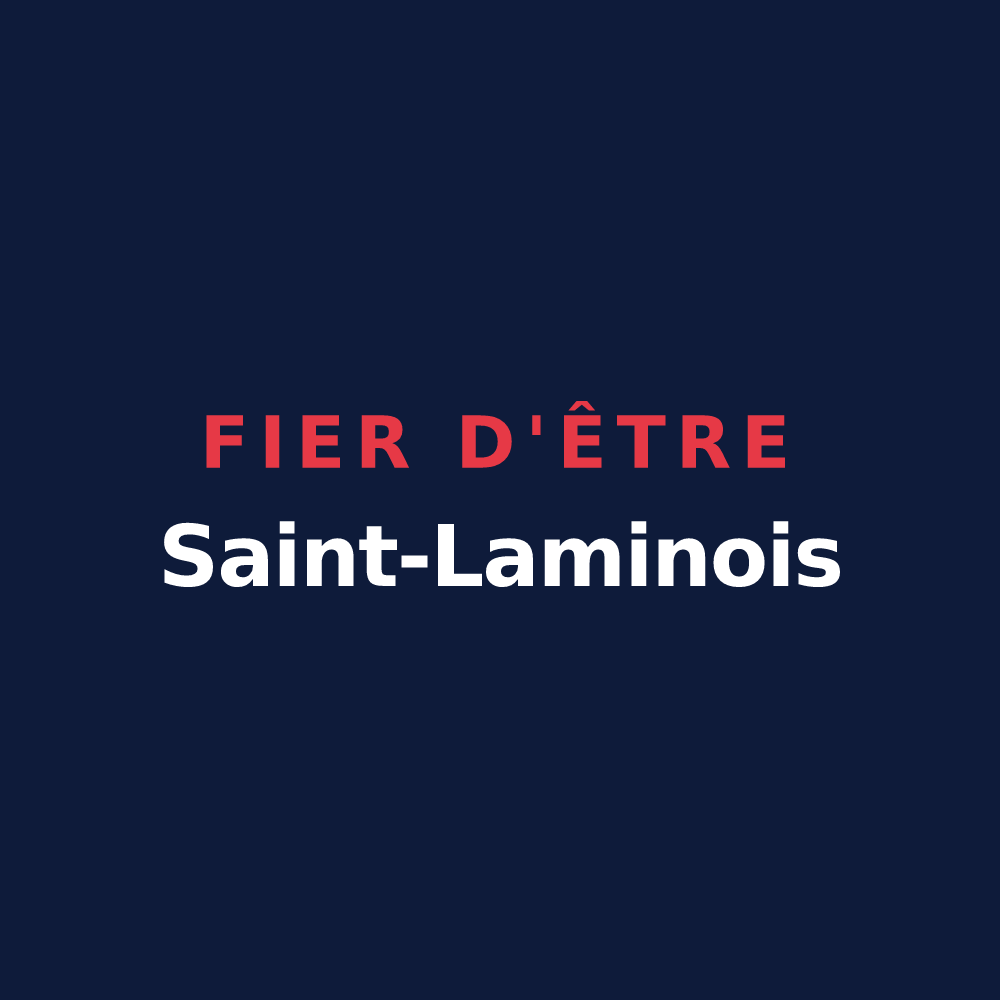 T-shirt « Fier d'être Saint-Laminois » — design pour Saint-Lamain