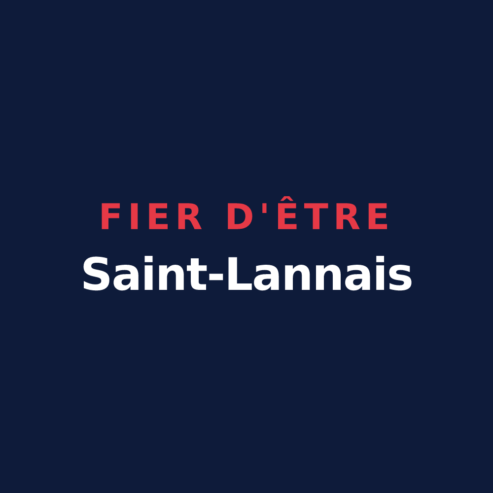 T-shirt « Fier d'être Saint-Lannais » — design pour Saint-Lanne